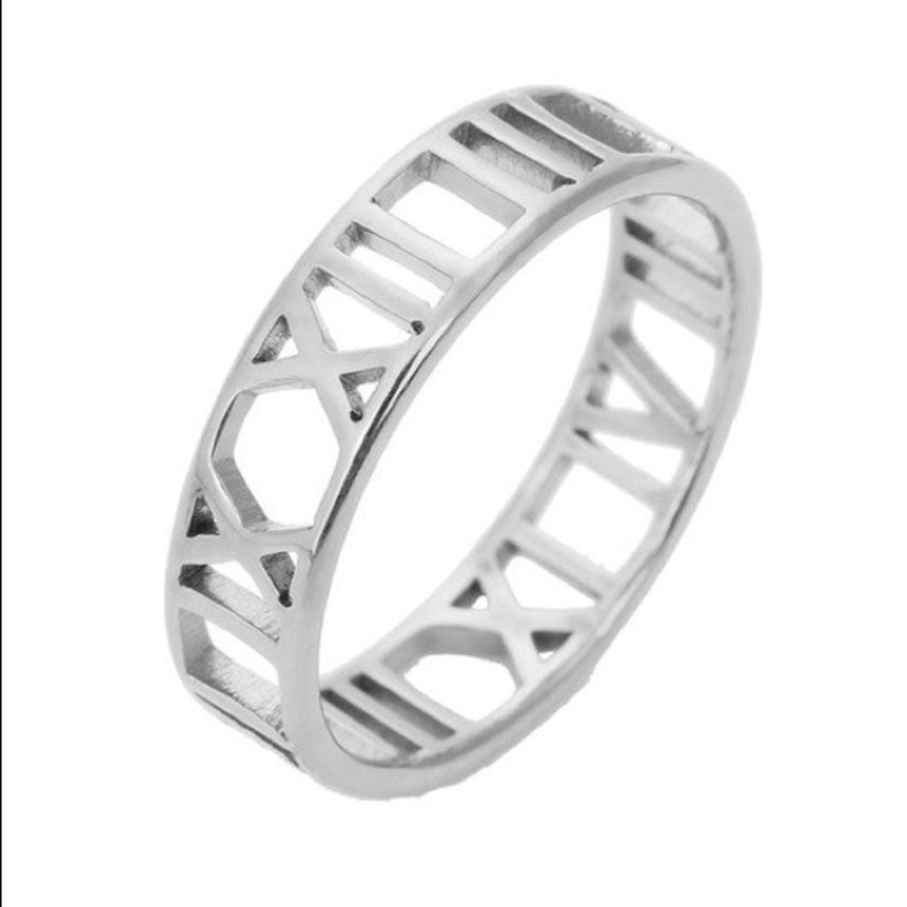 NWT Silver Stainless Steel Ring